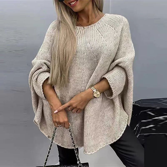 Pull Cape en Tricot Élégance et Confort pour l’Hiver